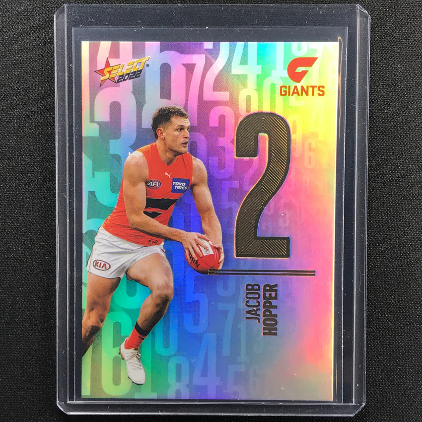 2022 Footy Stars Jacob Hopper Numbers Daylight 86/190