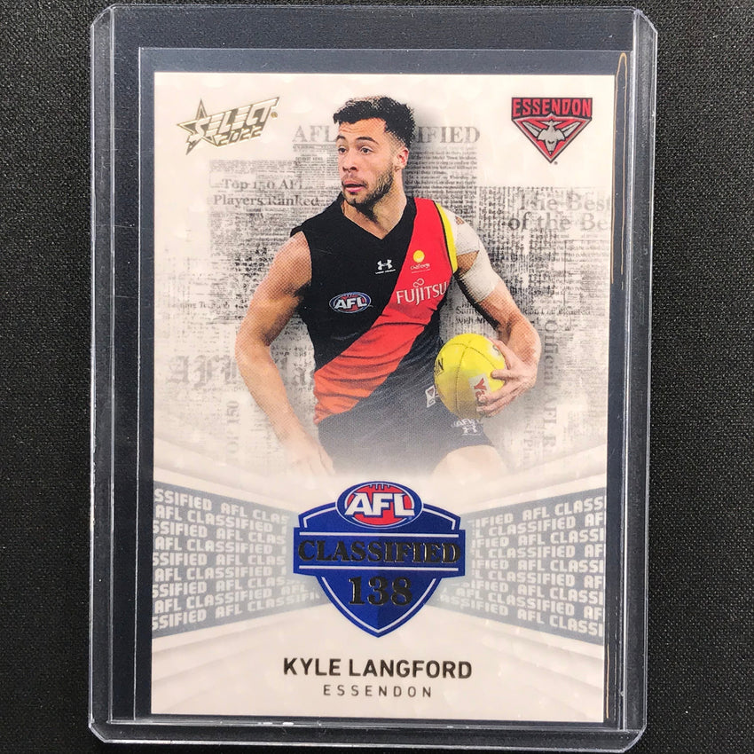 2022 Footy Stars Kyle Langford Afl Classified 216/270