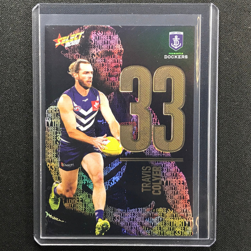 2022 Footy Stars Travis Colyer Numbers Midnight 89/130
