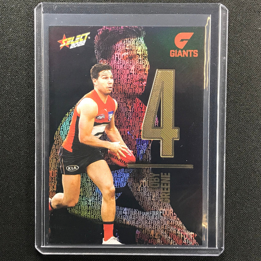 2022 Footy Stars Toby Greene Numbers Midnight 101/130