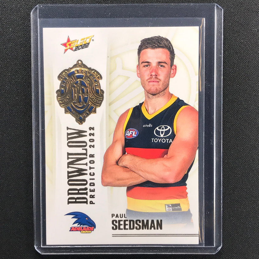 2022 Footy Stars Paul Seedsman Brownlow Predictor Gold 106/185