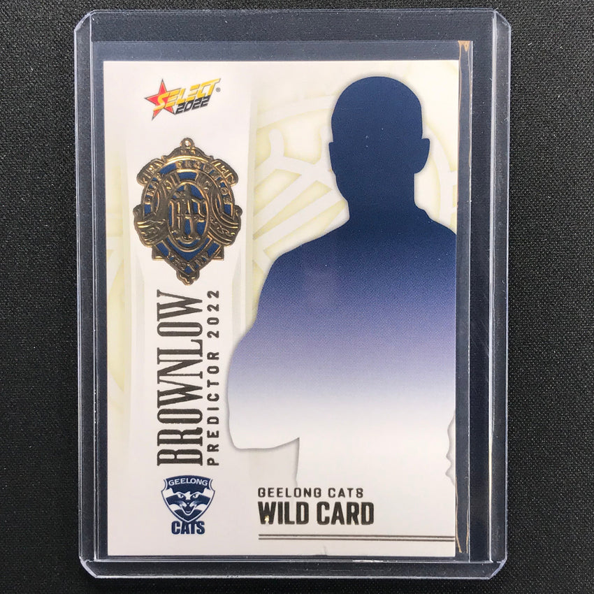 2022 Footy Stars Geelong Cats Wild Card Brownlow Predictor Gold 157/185