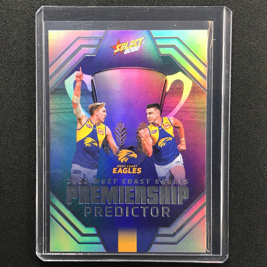 2022 Footy Stars West Coast Eagles Premiership Predictor 004/185