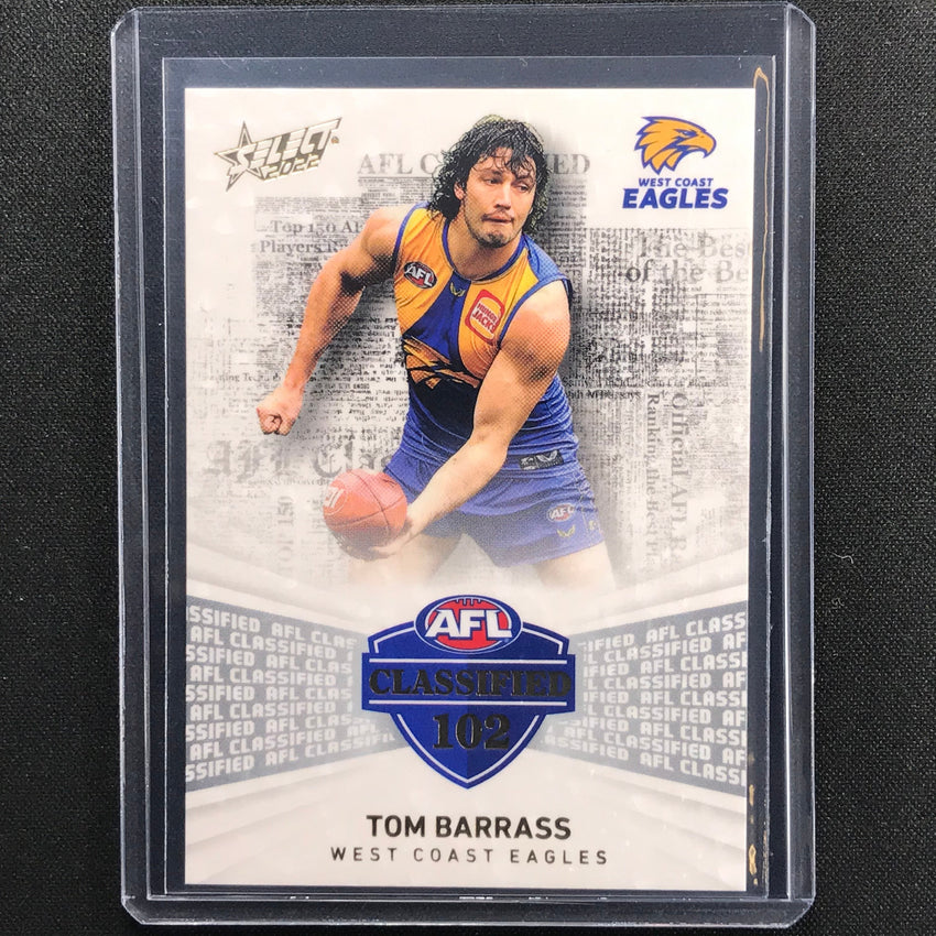 2022 Footy Stars Tom Barrass Afl Classified 182/270