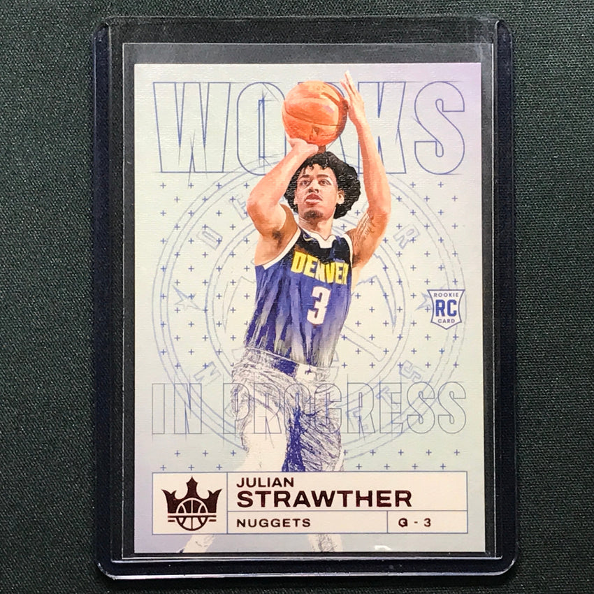 2023-24 Court Kings Julian Strawther Works In Progress Rookie Ruby 45/149