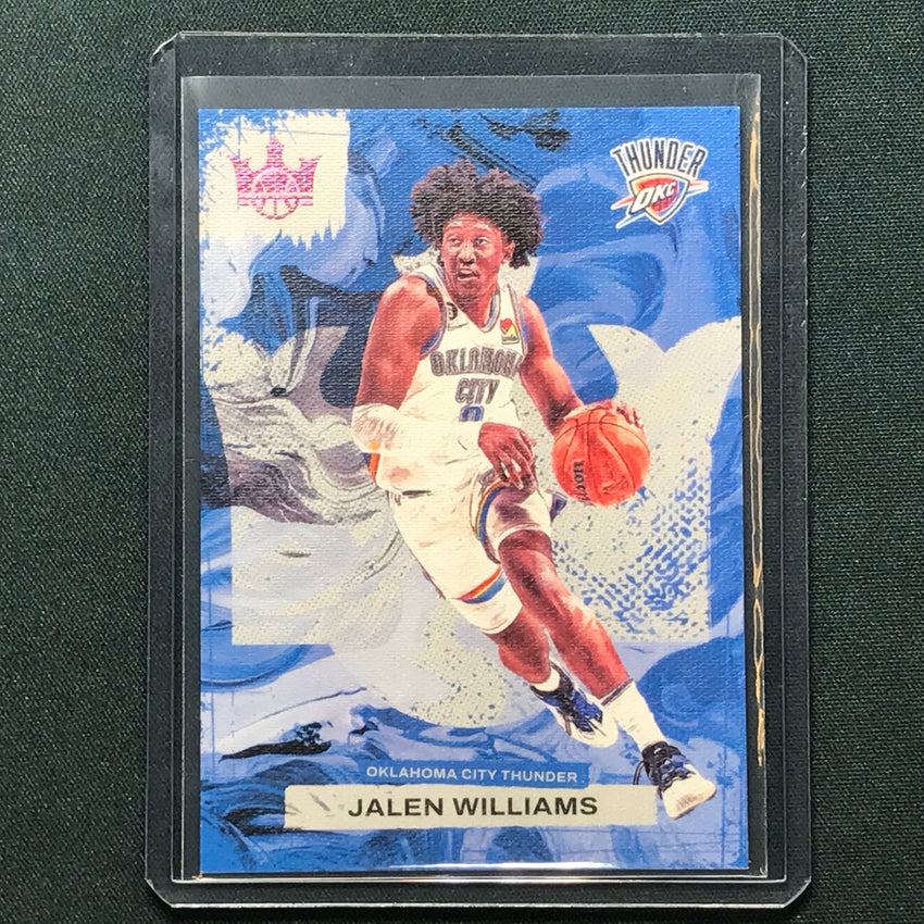 2023-24 Court Kings Jalen Williams Base Pink 42/99 No 6-Cherry Collectables