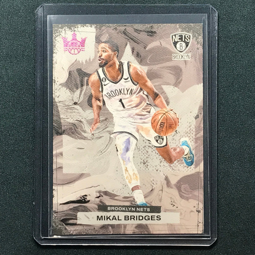 2023-24 Court Kings Mikal Bridges Base Pink 71/99 #25-Cherry Collectables