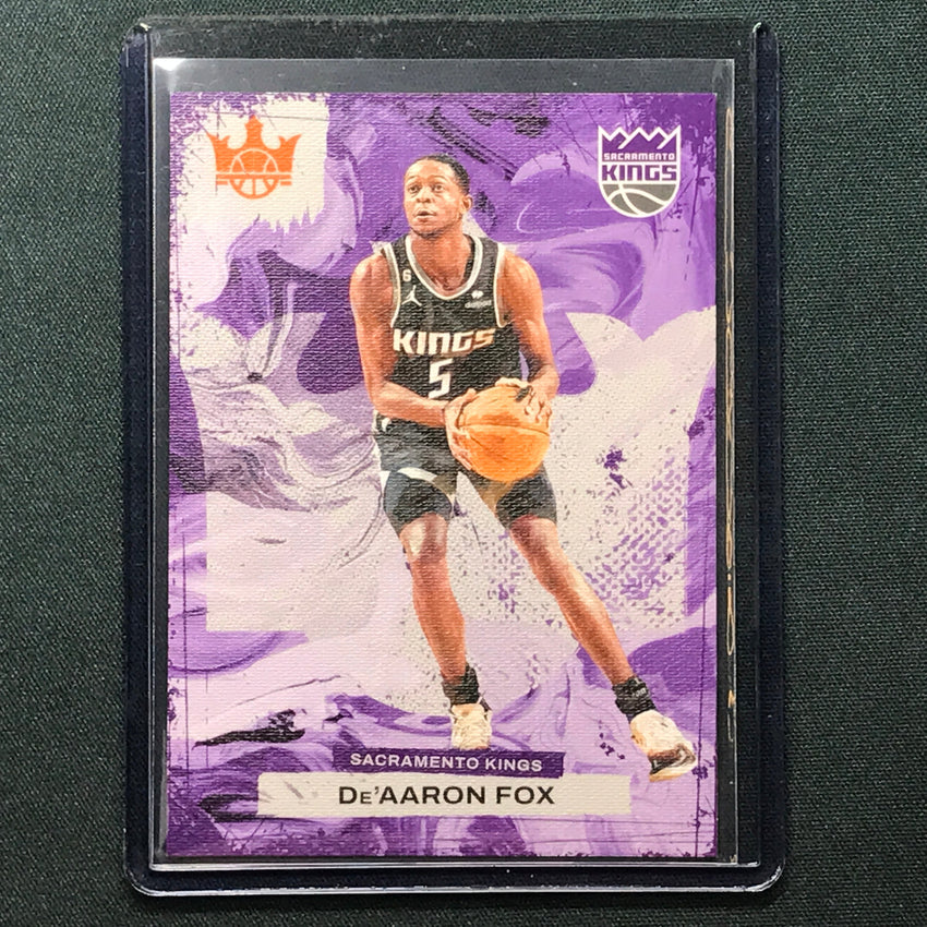 2023-24 Court Kings Deaaron Fox Base Amber 49/75 No 24