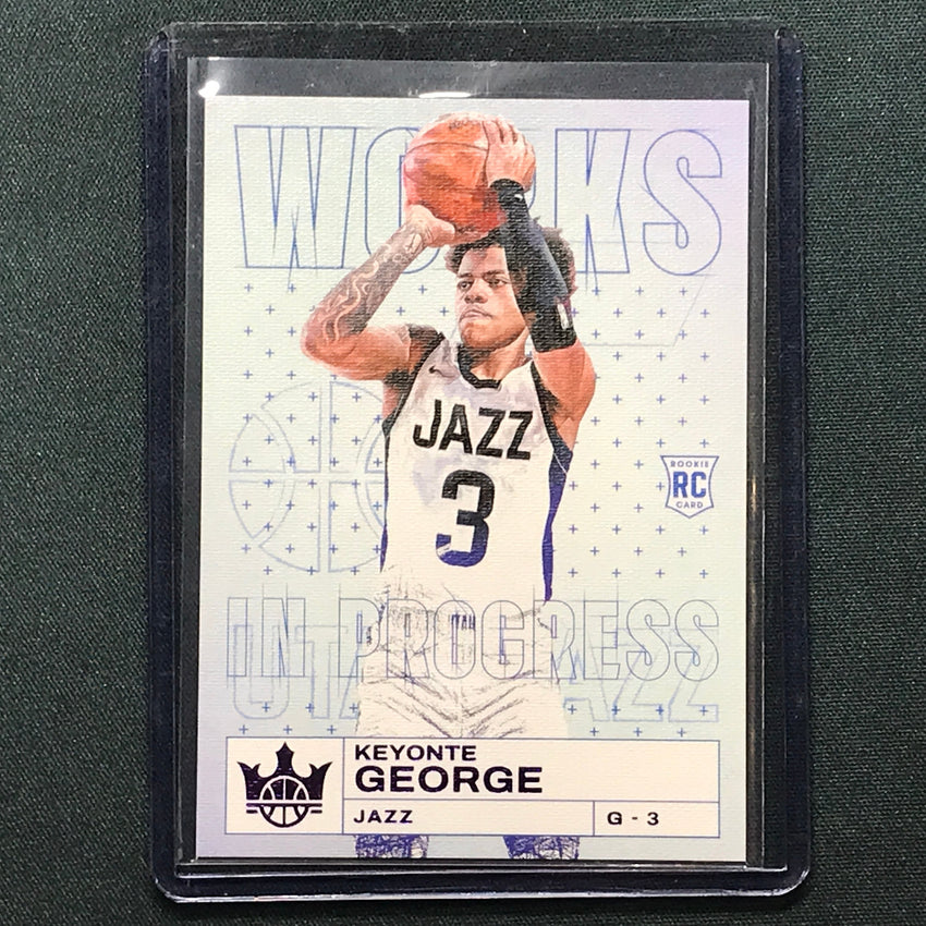 2023-24 Court Kings Keyonte George Works In Progress Rookie Violet 5/49