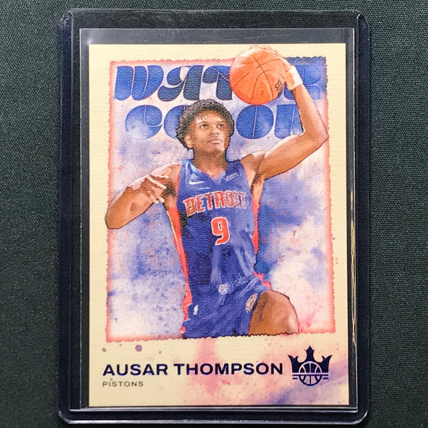 2023-24 Court Kings Ausar Thompson Water Color Rookie Sapphire 9/25