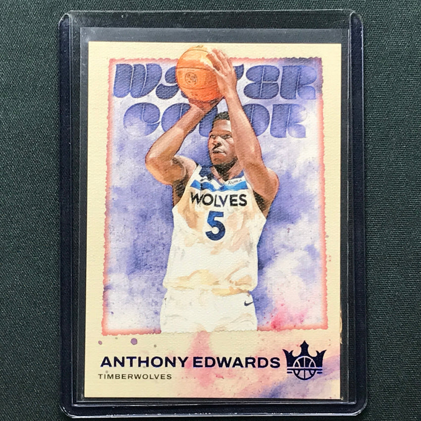2023-24 Court Kings Anthony Edwards Water Color Sapphire 14/25