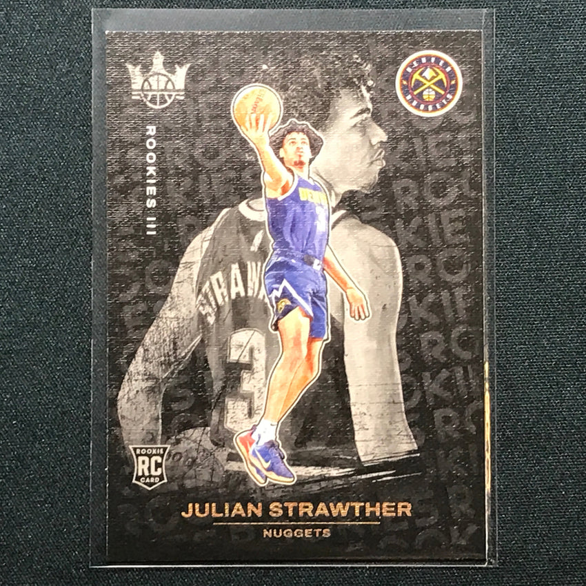 2023-24 Court Kings Julian Strawther Rookies Iii No 155