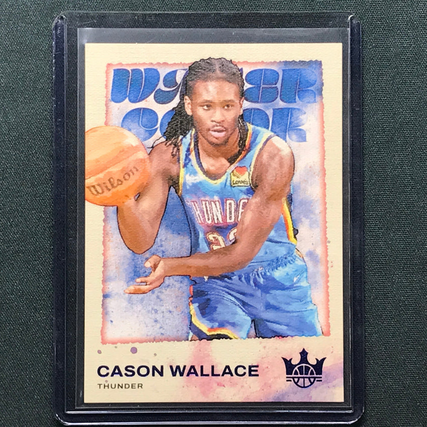 2023-24 Court Kings Cason Wallace Water Color Rookie Sapphire 12/25