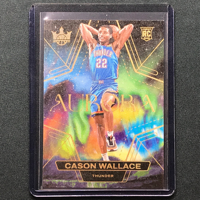 2023-24 Court Kings Cason Wallace Rookie Aurora Sp No 9
