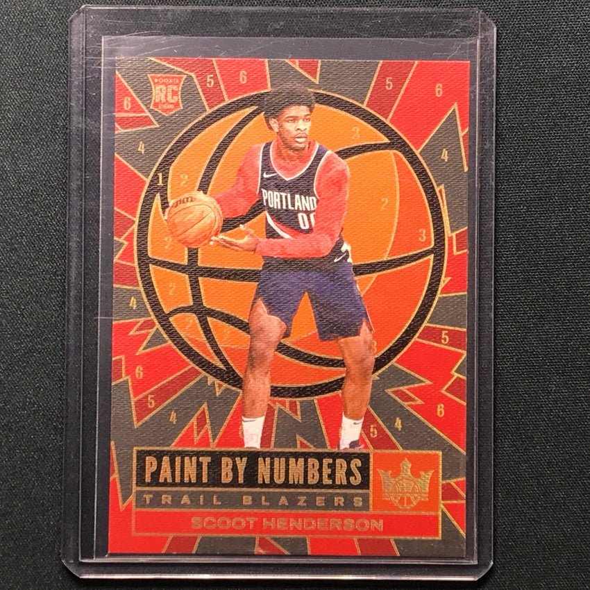 2023-24 Court Kings Scoot Henderson Paint By Numbers Rookie Sp #3