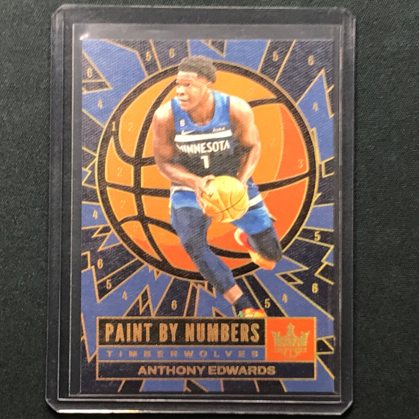 2023-24 Court Kings Anthony Edwards Paint By Numbers Sp No 17