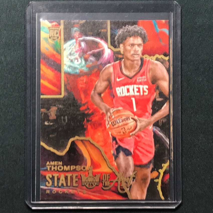 2023-24 Court Kings Amen Thompson Rookie State Of The Art Sp #7