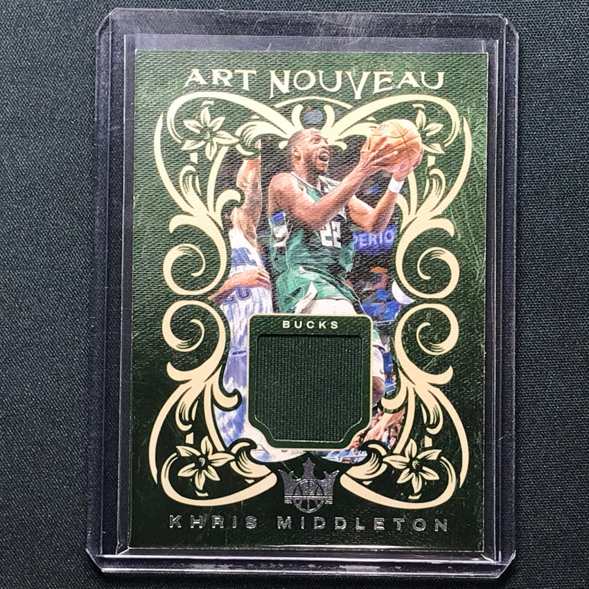 2023-24 Court Kings Khris Middleton Art Nouveau Jersey Relic No Mid