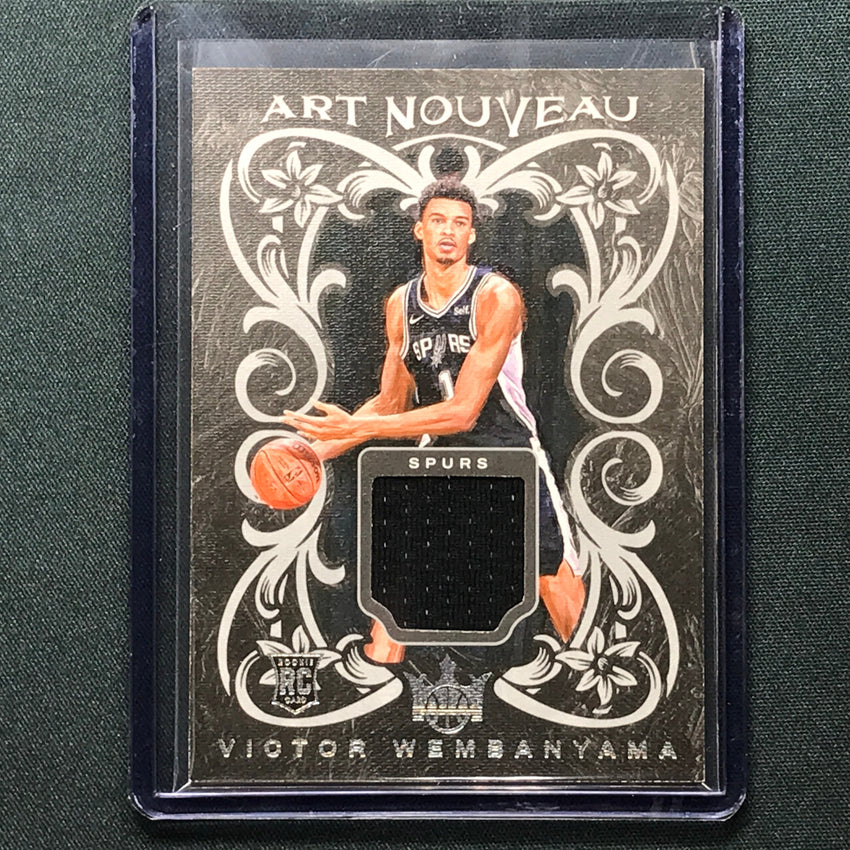 2023-24 Court Kings Victor Wembanyama Art Nouveau Rookie Jersey Relic No Wem