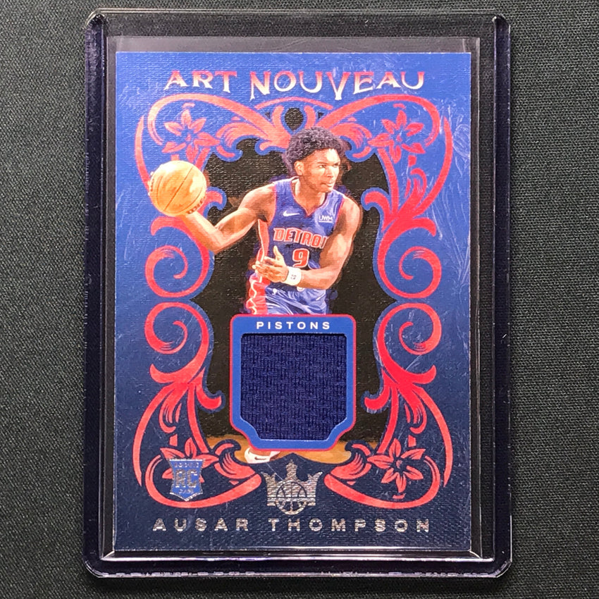 2023-24 Court Kings Ausar Thompson Art Nouveau Rookie Jersey Relic No Asr