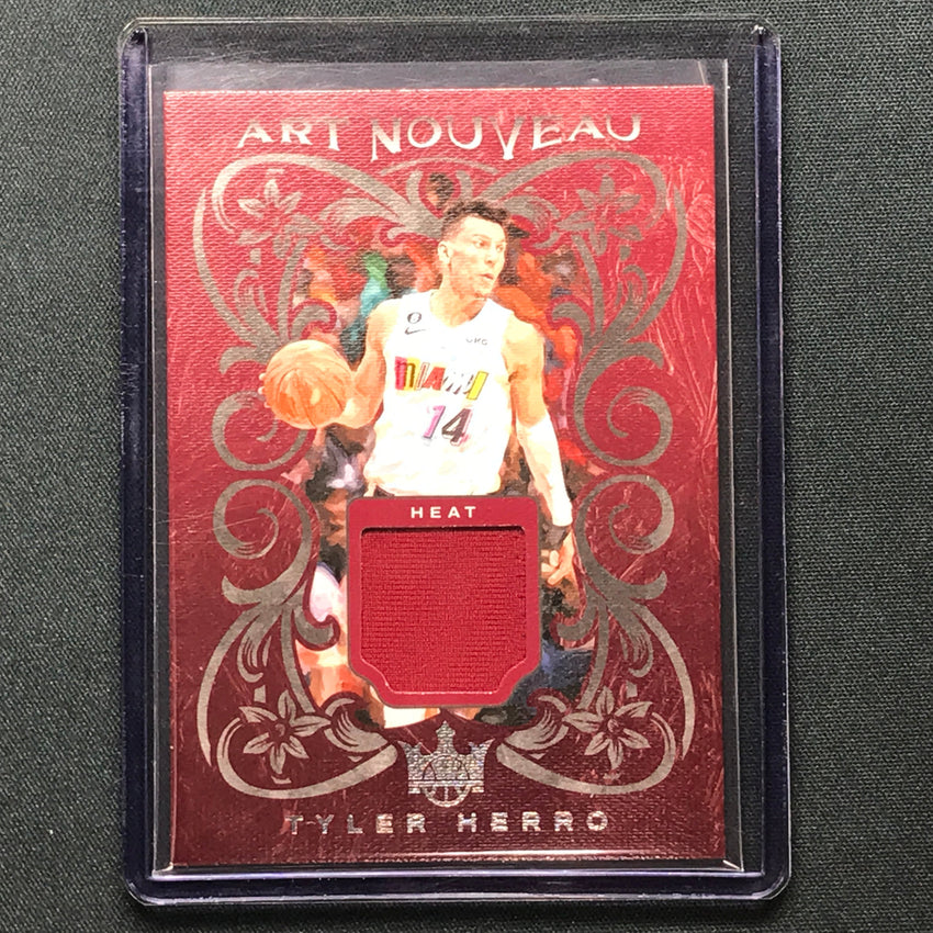 2023-24 Court Kings Tyler Herro Art Nouveau Jersey Relic No Hro