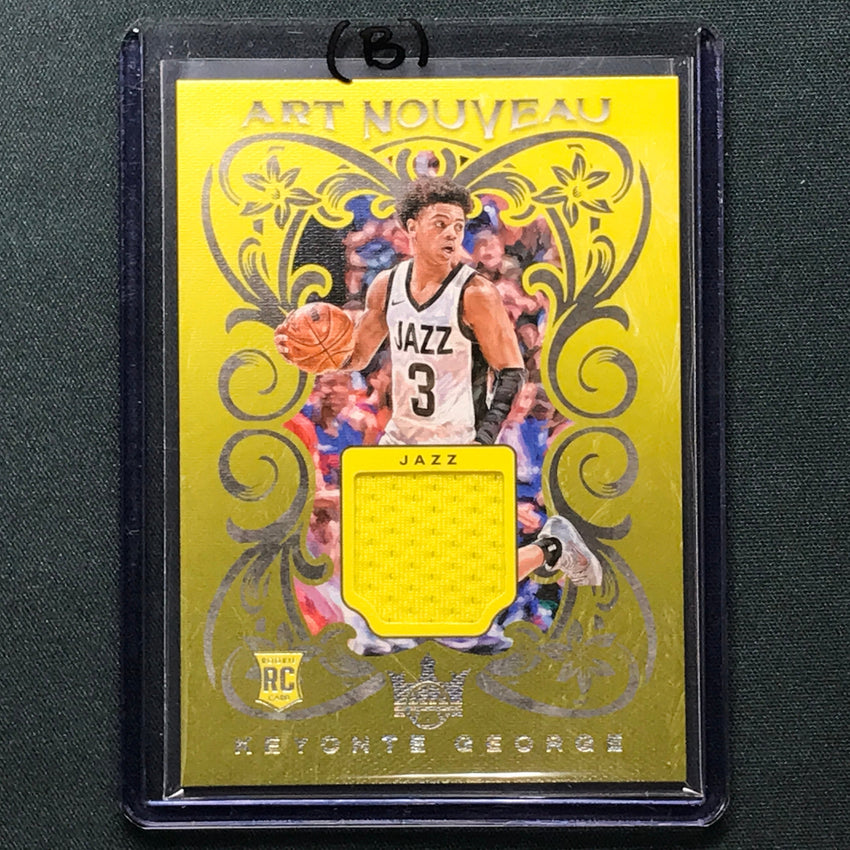 2023-24 Court Kings Keyonte George Art Nouveau Rookie Jersey Relic No Key B