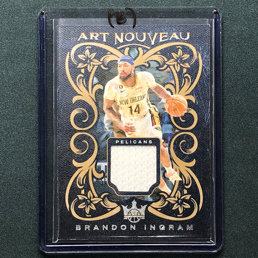 2023-24 Court Kings BRANDON INGRAM Art Nouveau Jersey Relic #ING (B)