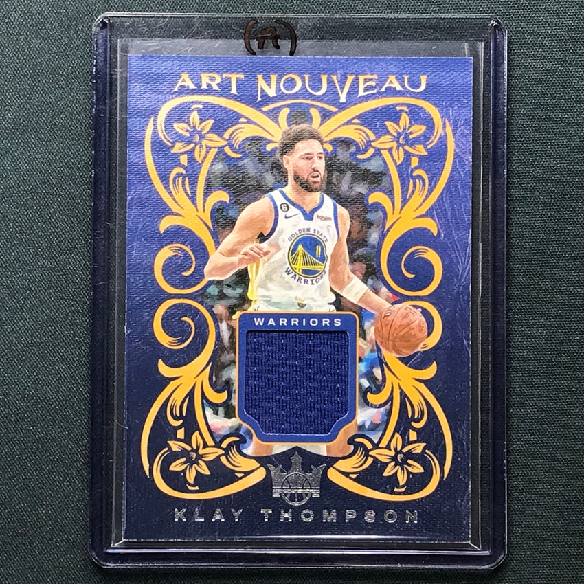 2023-24 Court Kings Klay Thompson Art Nouveau Jersey Relic No Kly A