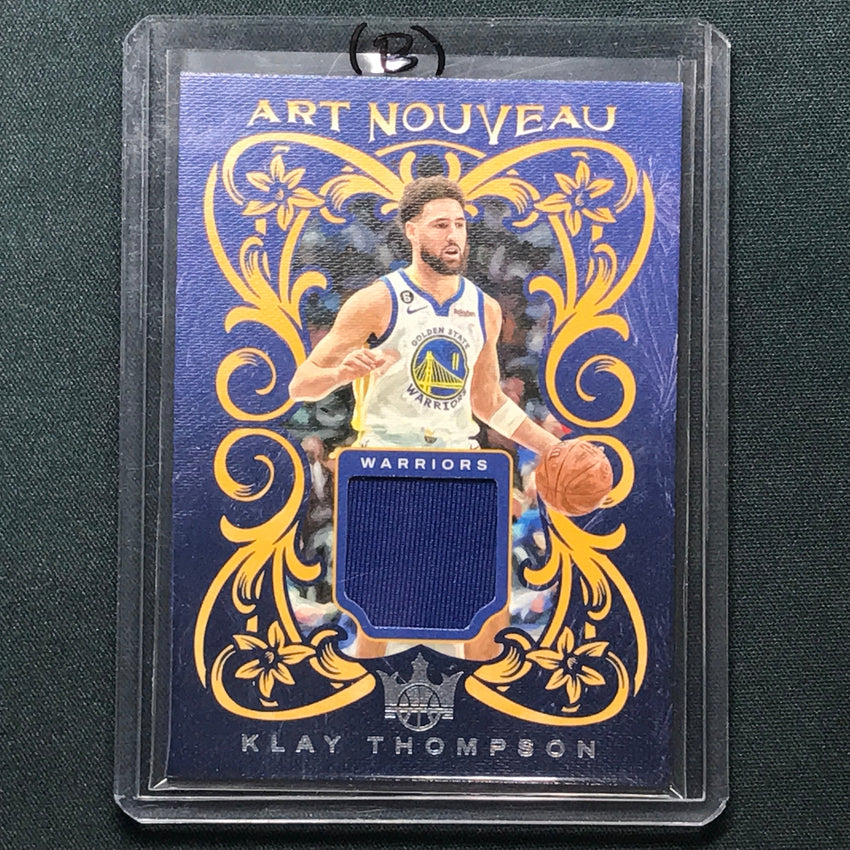 2023-24 Court Kings Klay Thompson Art Nouveau Jersey Relic No Kly B