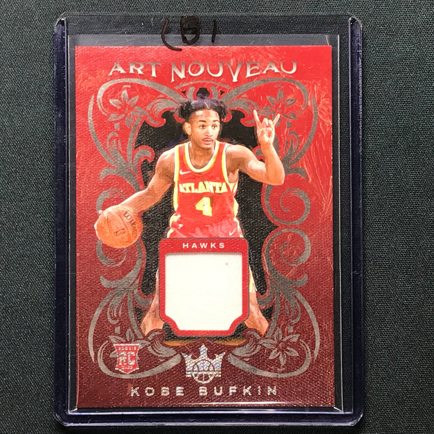 2023-24 Court Kings KOBE BUFKIN Art Nouveau Rookie Jersey Relic #BUF (B)