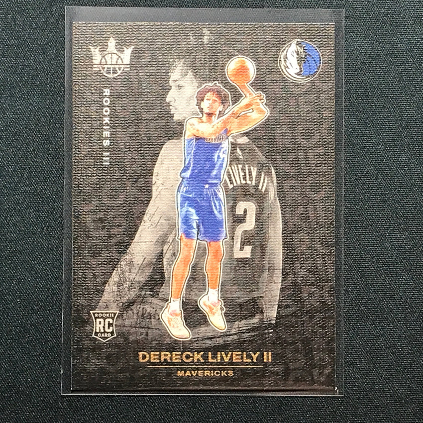 2023-24 Court Kings Dereck Lively Ii Rookies Iii No 160