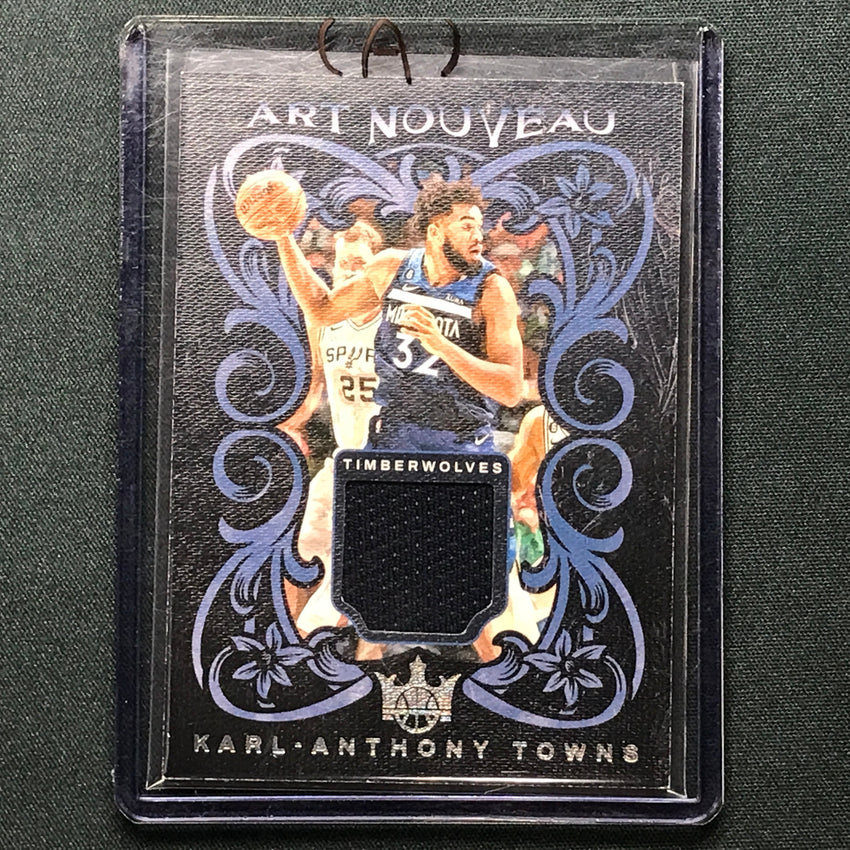 2023-24 Court Kings KARL-ANTHONY TOWNS Art Nouveau Jersey Relic #KAT (A)