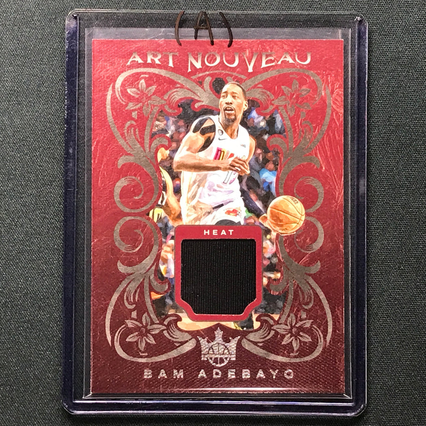2023-24 Court Kings Bam Adebayo Art Nouveau Jersey Relic No Bam A