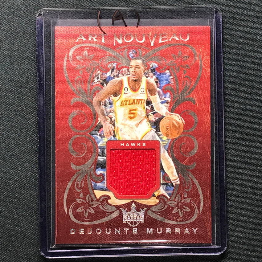 2023-24 Court Kings Dejounte Murray Art Nouveau Jersey Relic No Dej A