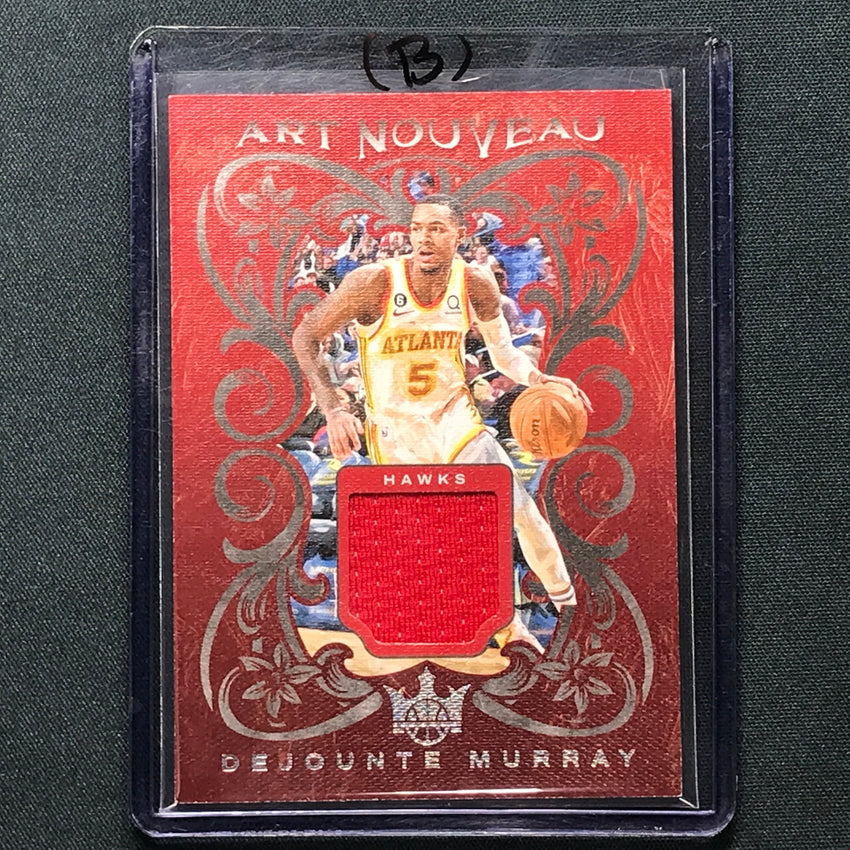 2023-24 Court Kings DEJOUNTE MURRAY Art Nouveau Jersey Relic #DEJ (B)
