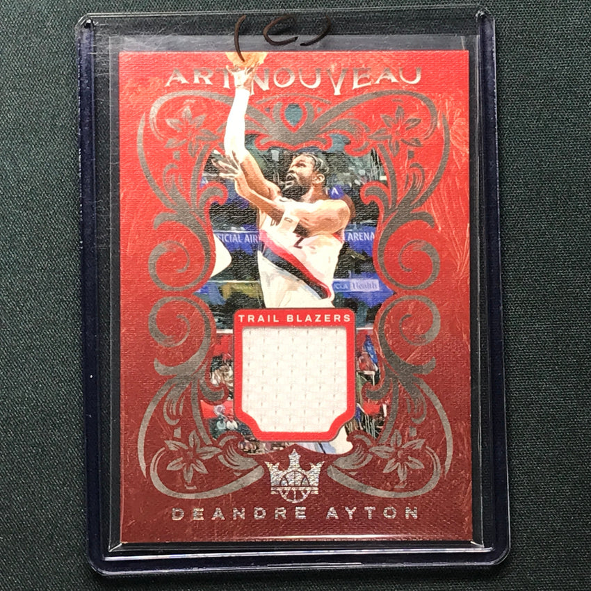 2023-24 Court Kings Deandre Ayton Art Nouveau Jersey Relic No Ayt C