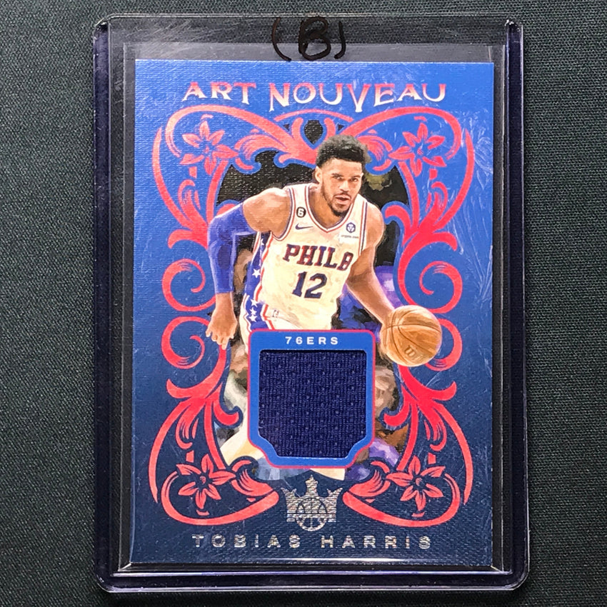 2023-24 Court Kings Tobias Harris Art Nouveau Jersey Relic No Har B