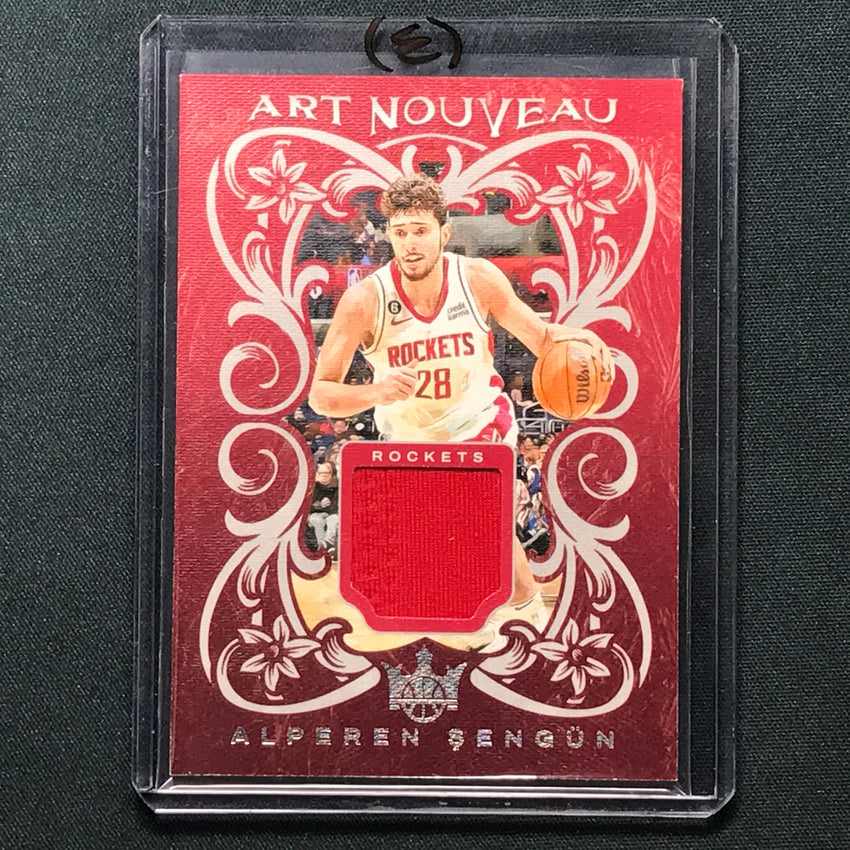 2023-24 Court Kings Alperen Sengun Art Nouveau Jersey Relic No Sen E