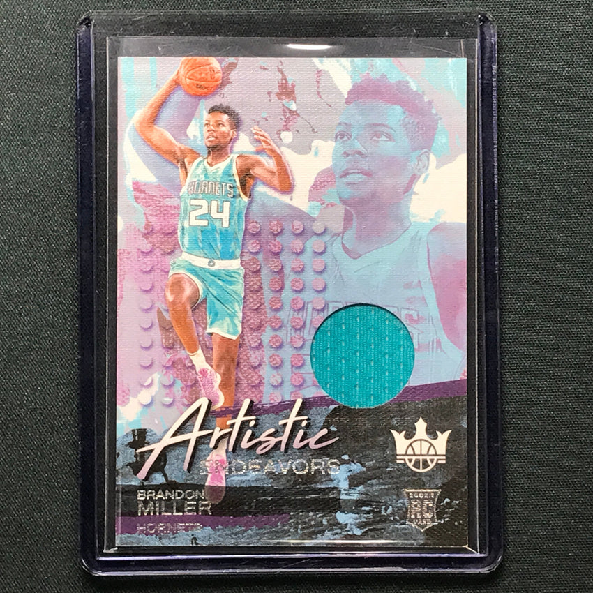 2023-24 Court Kings Brandon Miller Artistic Endevors Rookie Jersey Relic No Brm