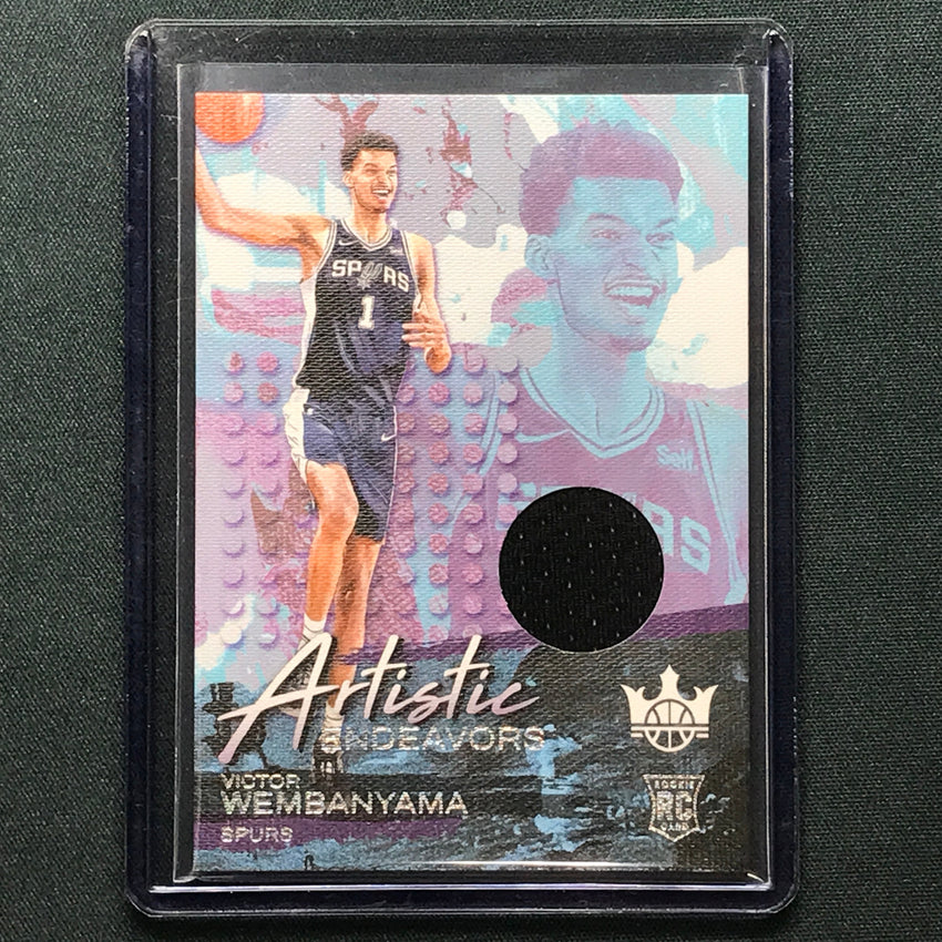 2023-24 Court Kings Victor Wembanyama Artistic Endevors Rookie Jersey Relic No Wem