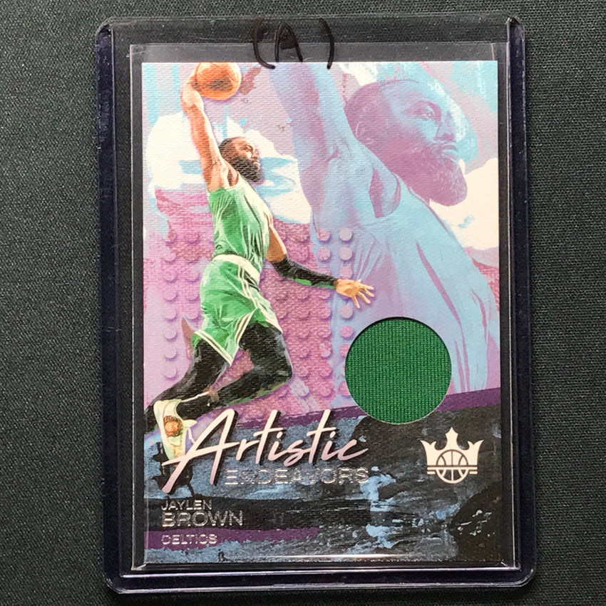 2023-24 Court Kings Jaylen Brown Artistic Endevors Jersey Relic No Jay A