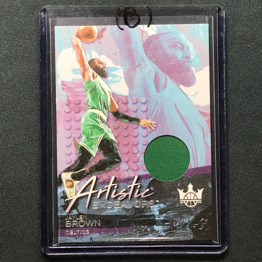 2023-24 Court Kings Jaylen Brown Artistic Endevors Jersey Relic No Jay B