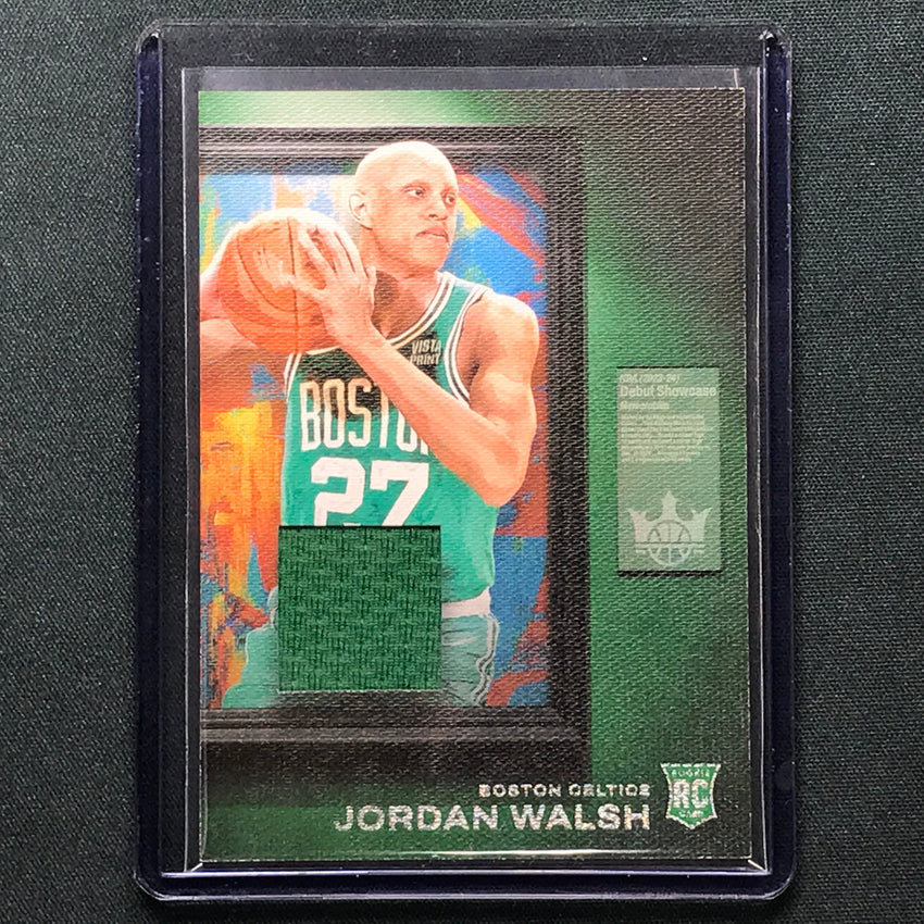 2023-24 Court Kings Jordan Walsh Debut Showcase Rookie Jersey No Wal