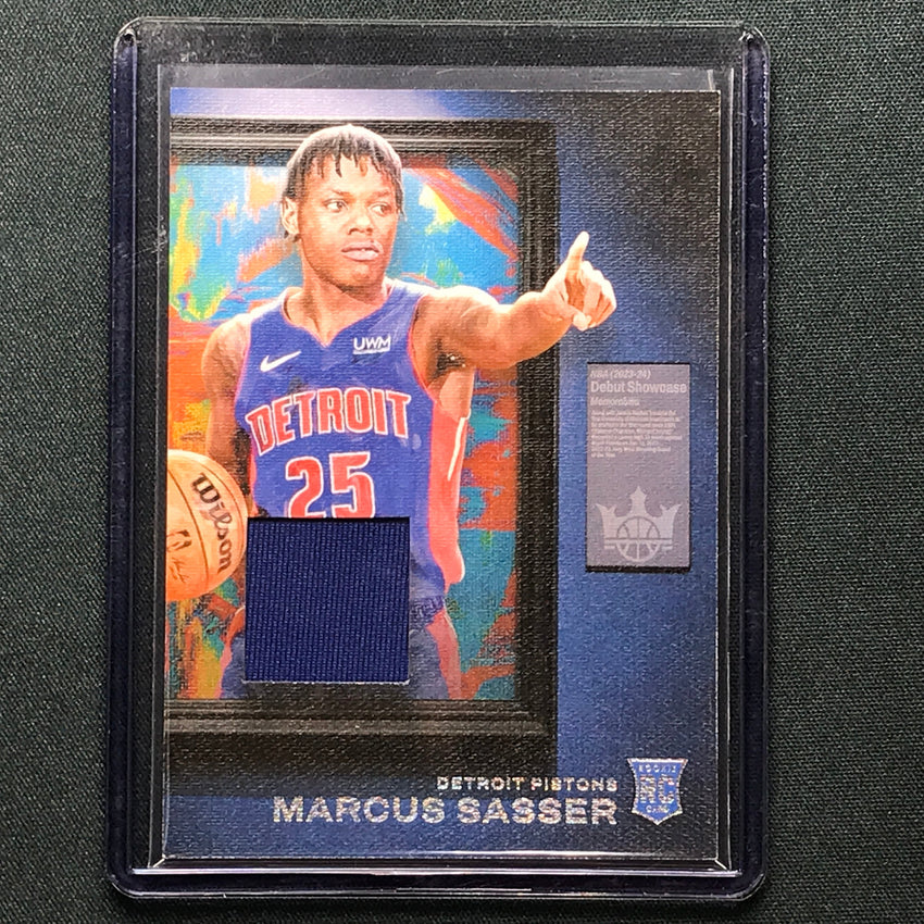 2023-24 Court Kings Marcus Sasser Debut Showcase Rookie Jersey No Sas