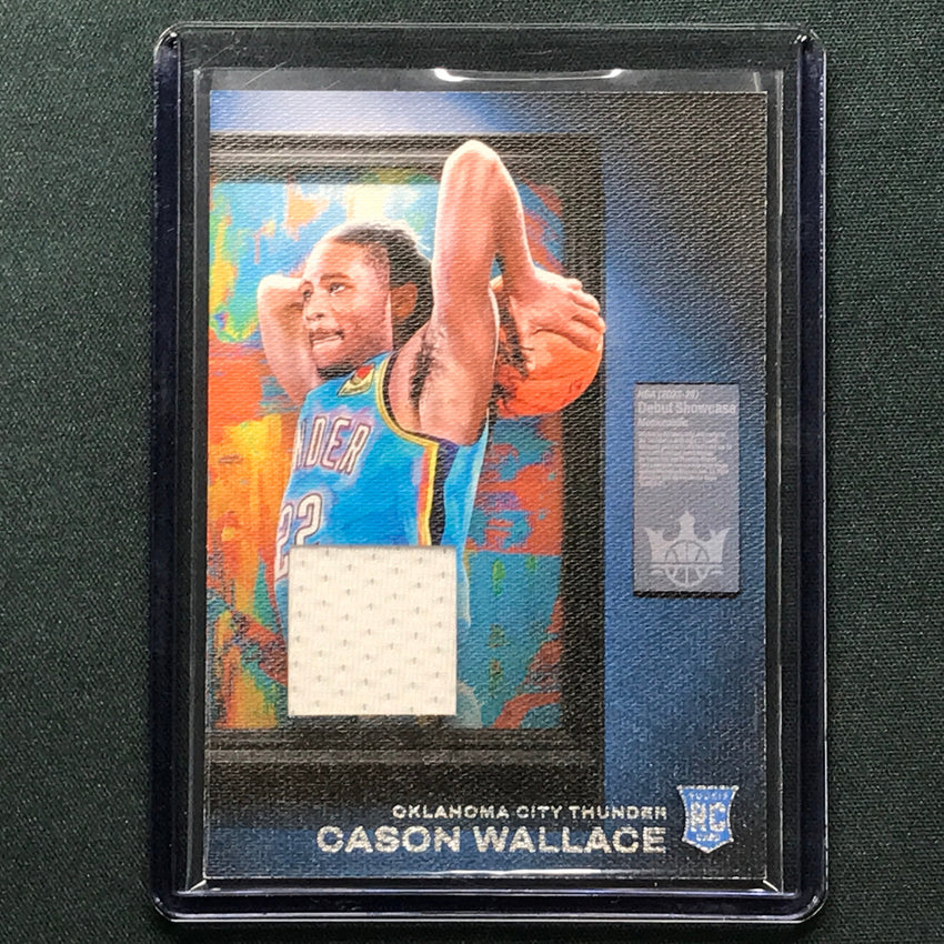 2023-24 Court Kings Cason Wallace Debut Showcase Rookie Jersey #Wce