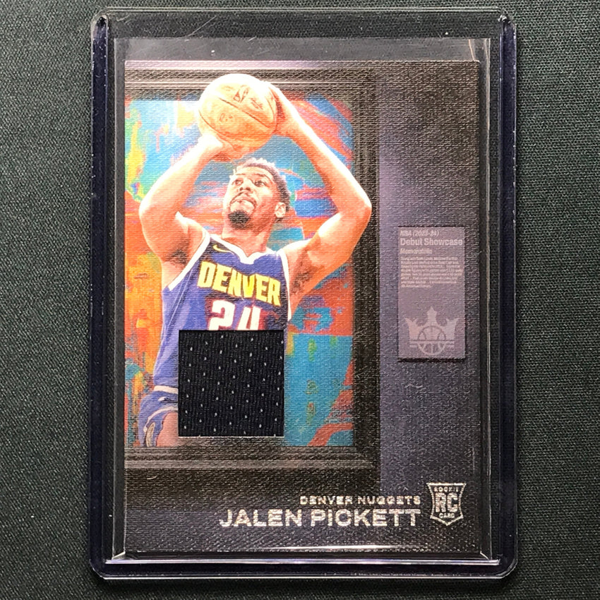 2023-24 Court Kings Jalen Pickett Debut Showcase Rookie Jersey #Pkt