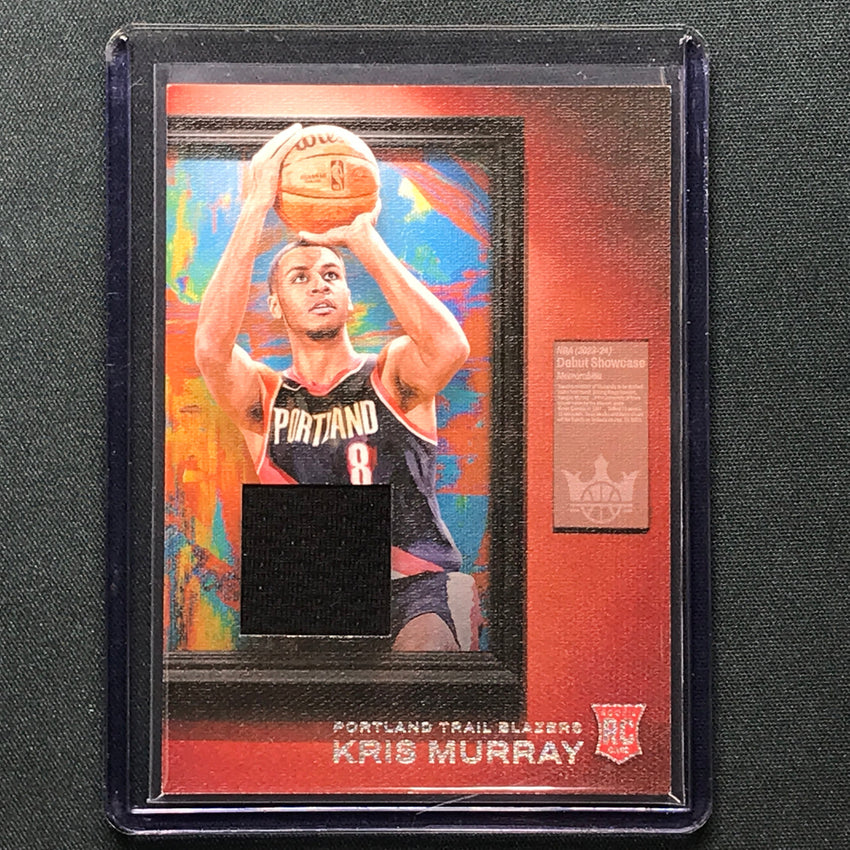 2023-24 Court Kings Kris Murray Debut Showcase Rookie Jersey No Mur