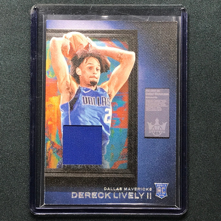 2023-24 Court Kings Dereck Lively Ii Debut Showcase Rookie Jersey No Liv