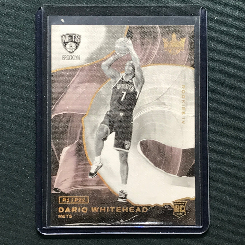 2023-24 Court Kings Dariq Whitehead Rookies Iv No 197