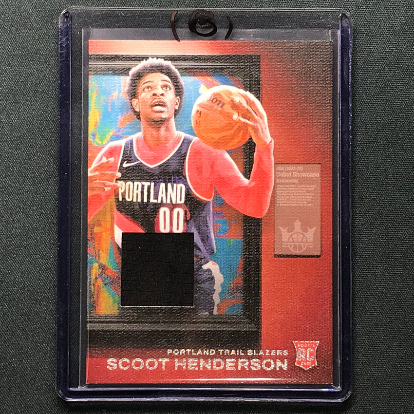 2023-24 Court Kings Scoot Henderson Debut Showcase Rookie Jersey No Sco B